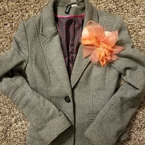 J Crew Silk Flower Pin
